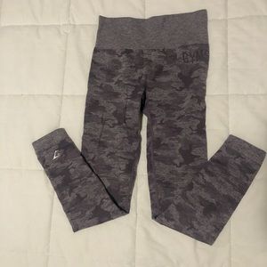 Gymshark camo lavender leggings size S